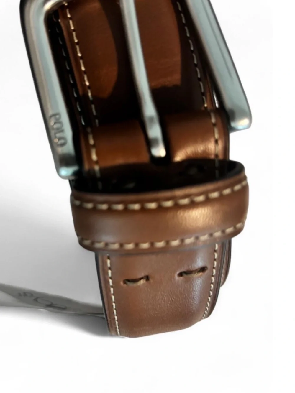 New Polo Ralph Lauren Brown Leather Belt Retail$ $79